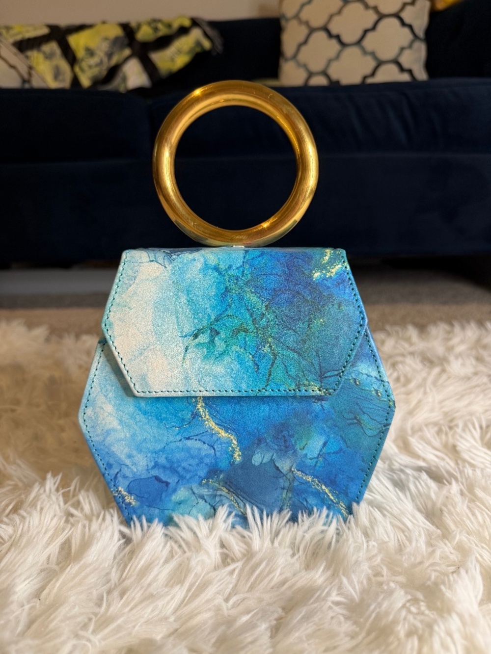 Anima Iris Baby Zuri Gold Bag